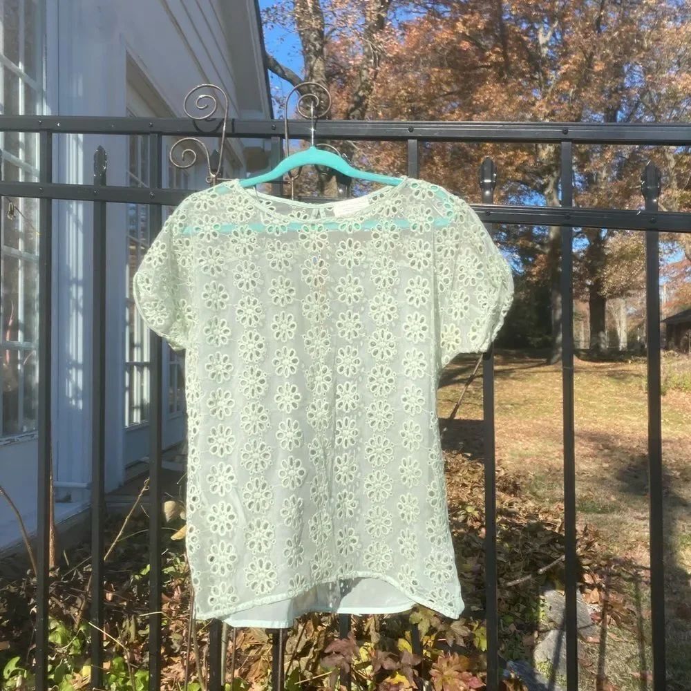 Zara Floral Embroidered Top - Picture 6 of 8